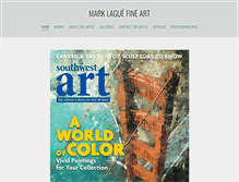 Tablet Screenshot of marklague.com